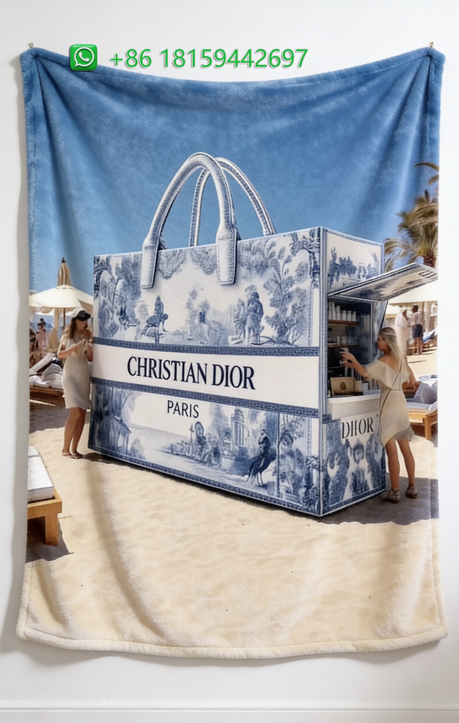 Dior Throw Blankets